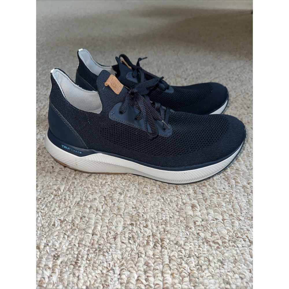 Mens Johnston & Murphy Knit Sneakers Tennis Shoes Lightweight Size 12 M Navy